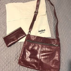 HOBO purse with matching wallet and bag. The wallet alone makes a great clutch